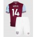 West Ham United Mohammed Kudus #14 Hjemmedraktsett Barn 2024-25 Korte ermer (+ Korte bukser)